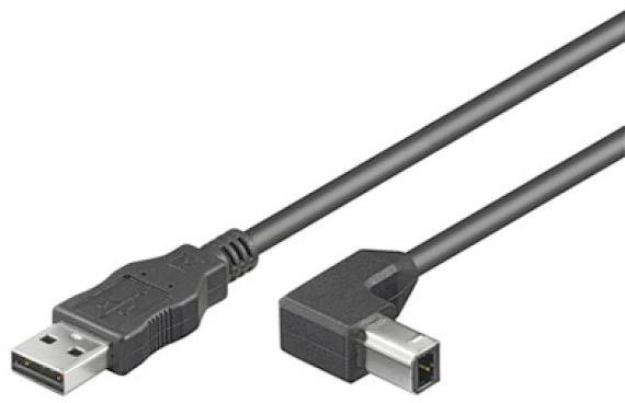 TECHly Câble USB USB 2.0 USB-A mâle, USB-B mâle 50.00 cm noir