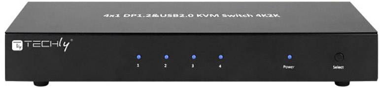 TECHly IDATA-DP-KVM4 4 ports Commutateur réseau DisplayPort Display-Port 3840 x 2160 pixels