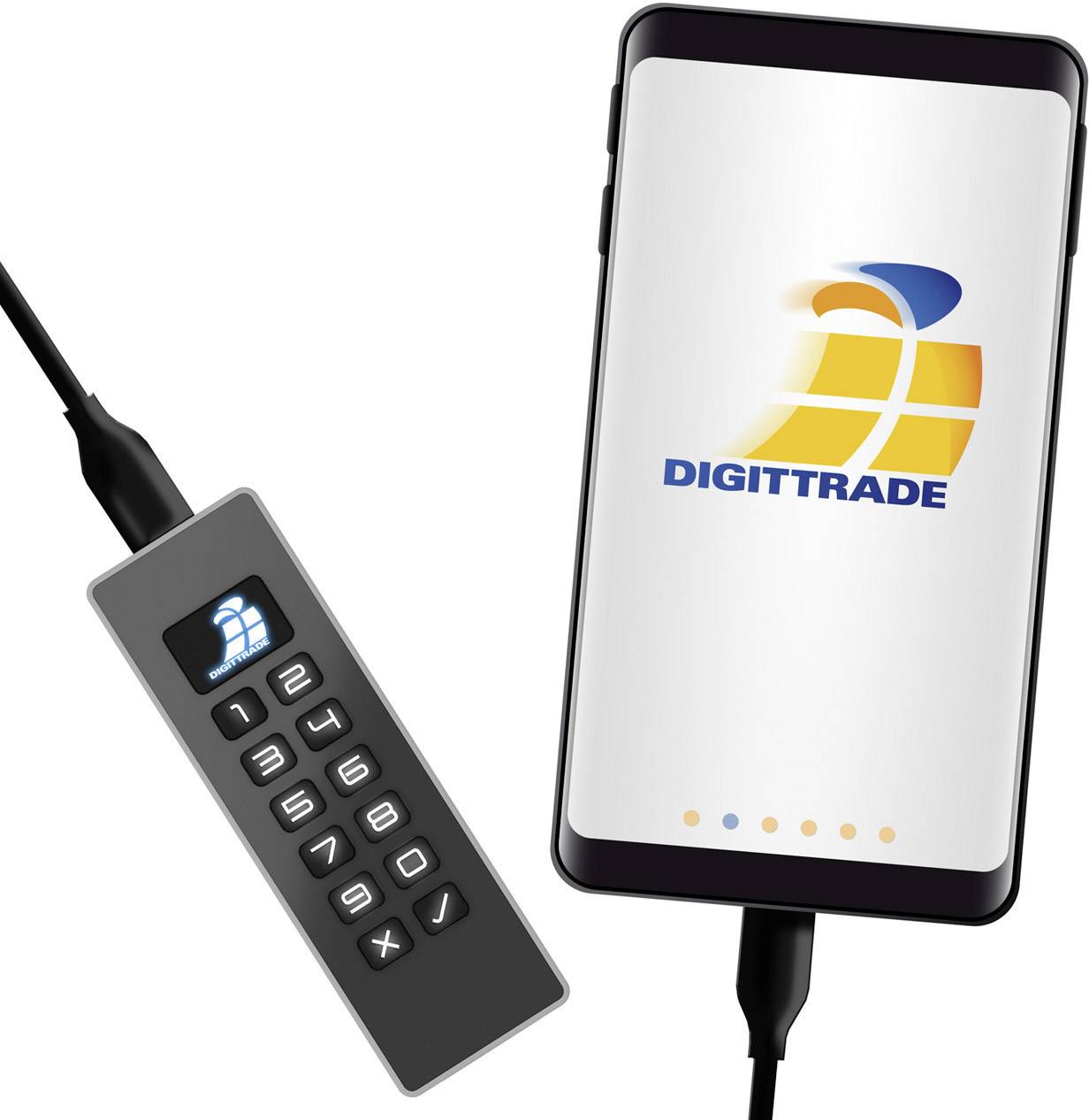 Digittrade Kobra Clé USB 8 GB anthracite DG-KSB-08 USB-C™