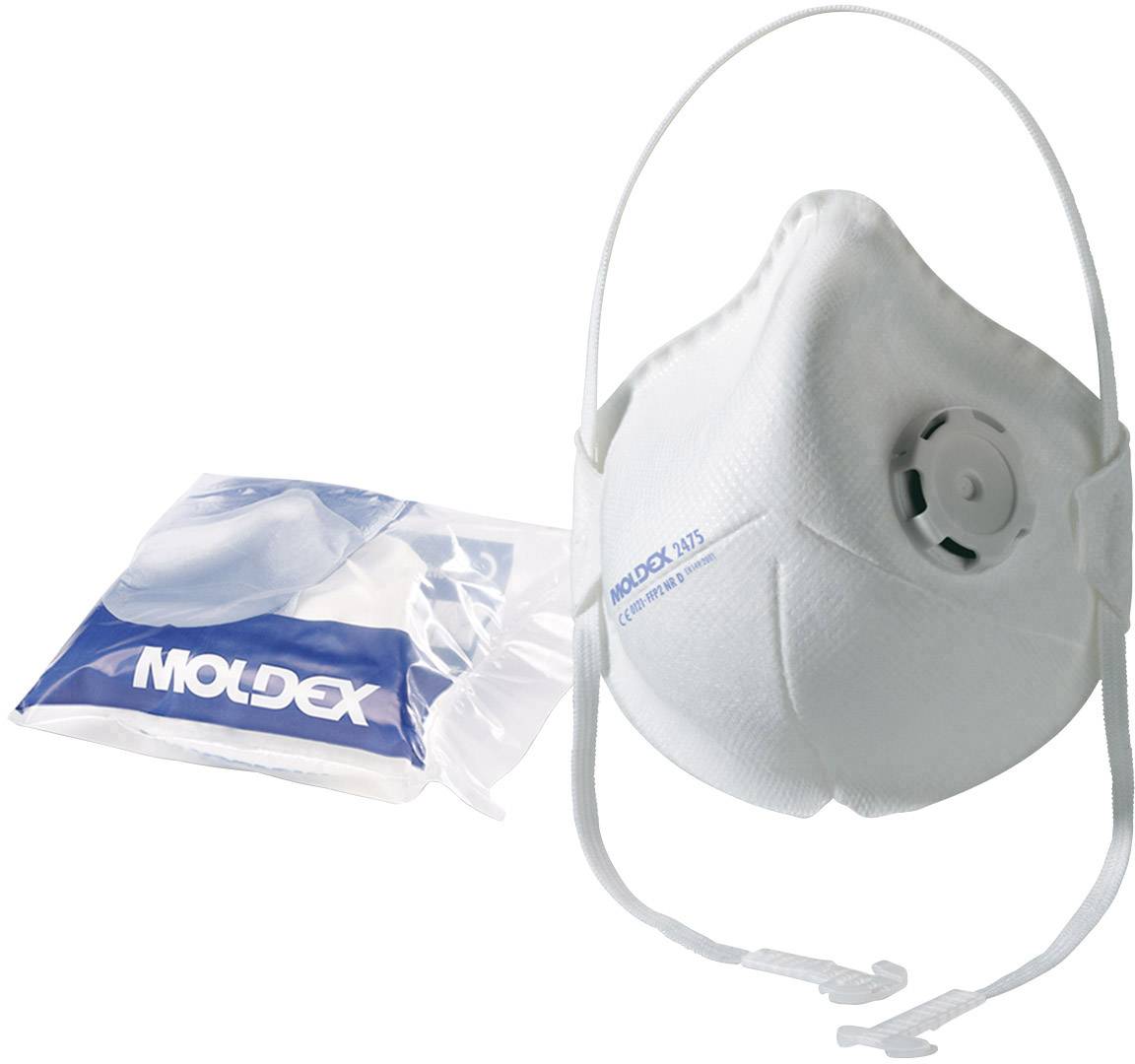 Moldex Smart Pocket 247501 Masque anti poussières fines avec soupape FFP2 D 10 pc(s) EN 149:2001, EN 149:2009 DIN 149:2001, DIN