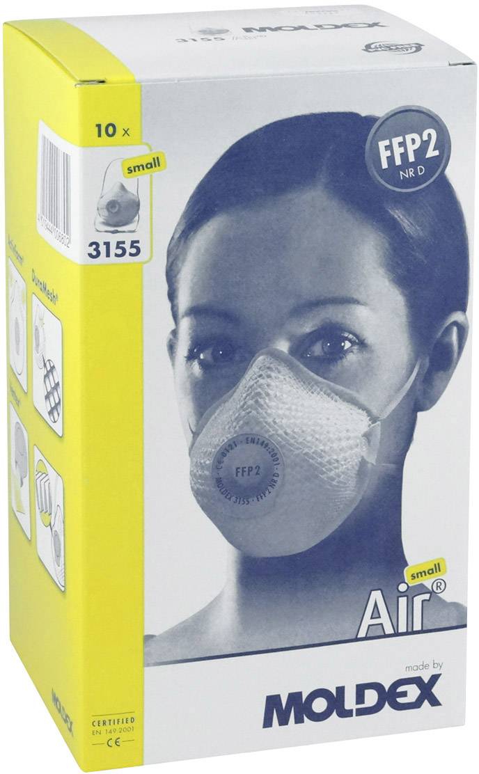 Moldex 315501 Feinstaubmaske mit Ventil FFP2 D 10 St.
