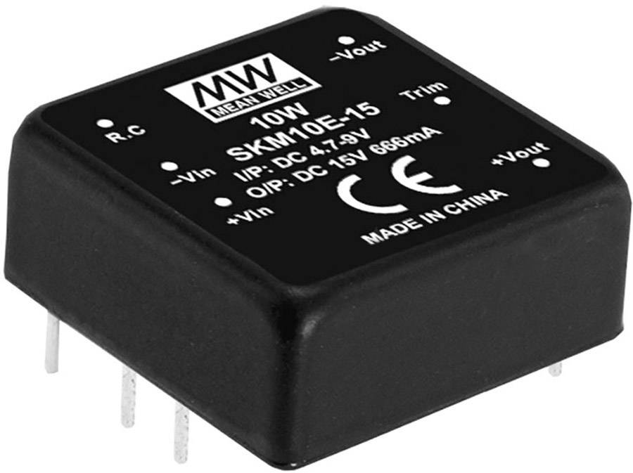 Module convertisseur CC/CC MEAN WELL SKM10B-12 Nbr. de sorties: 1 x 833 mA 10 W 1 pc(s)