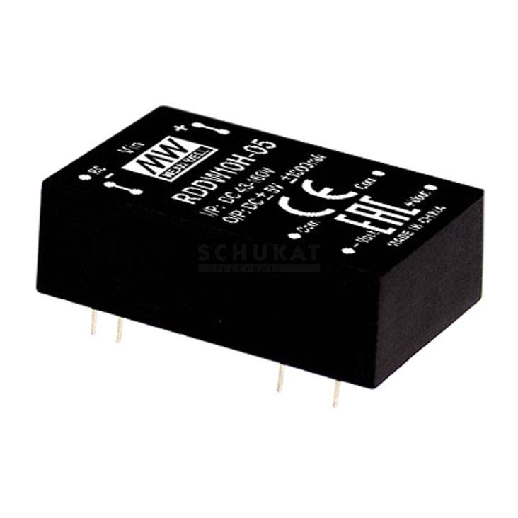 Convertisseur CC/CC MEAN WELL RDDW10H-12 Nbr. de sorties: 2 x 416 mA 10 W 1 pc(s)