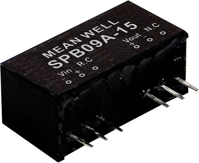 Module convertisseur CC/CC MW Mean Well SPB09B-03 Nbr. de sorties: 1 x 2 A 9 W 1 pc(s)