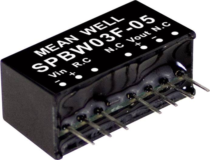 Module convertisseur CC/CC MEAN WELL SPBW03G-12 Nbr. de sorties: 1 x 250 mA 3 W 1 pc(s)