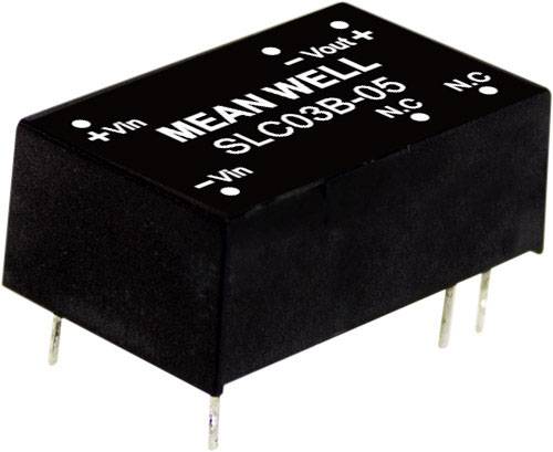 MEAN WELL SLC03A-05 Module convertisseur CC/CC 600 mA 3 W Nbr. de sorties: 1 x Contenu 1 pc(s)