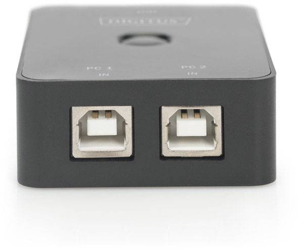Switch USB 2.0 Digitus DA-70135-2 DA-70135-2 1+2 ports noir 1 pc(s)