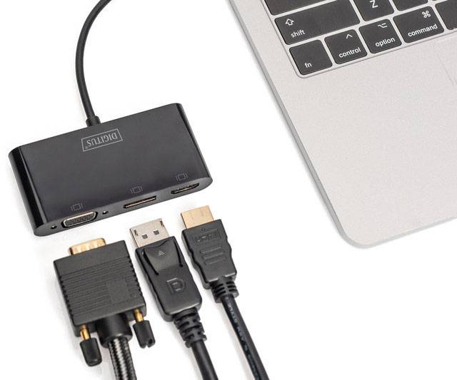 Digitus Station d'accueil USB-C® DA-70859 Convient pour les marques: universel