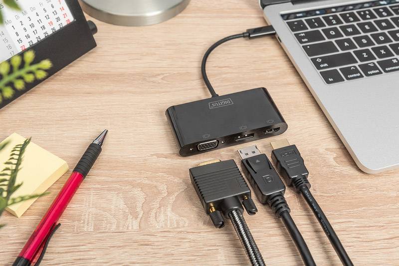 Digitus Station d'accueil USB-C® DA-70859 Convient pour les marques: universel