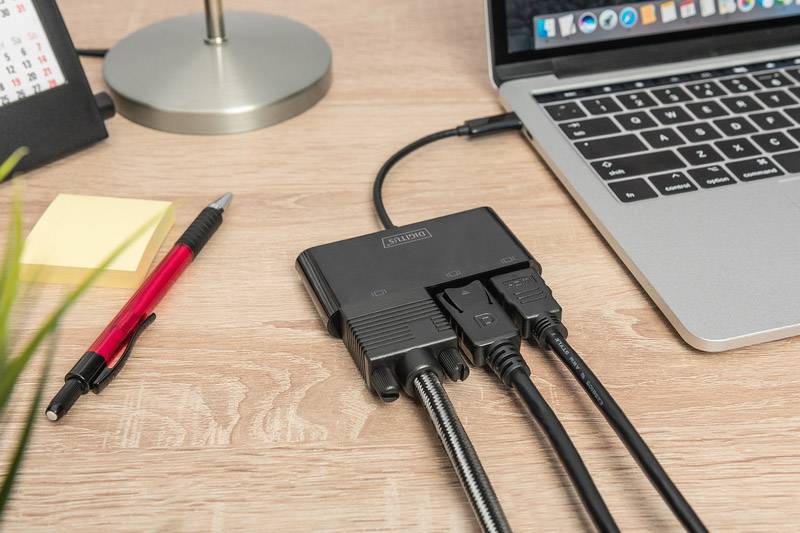 Digitus Station d'accueil USB-C® DA-70859 Convient pour les marques: universel