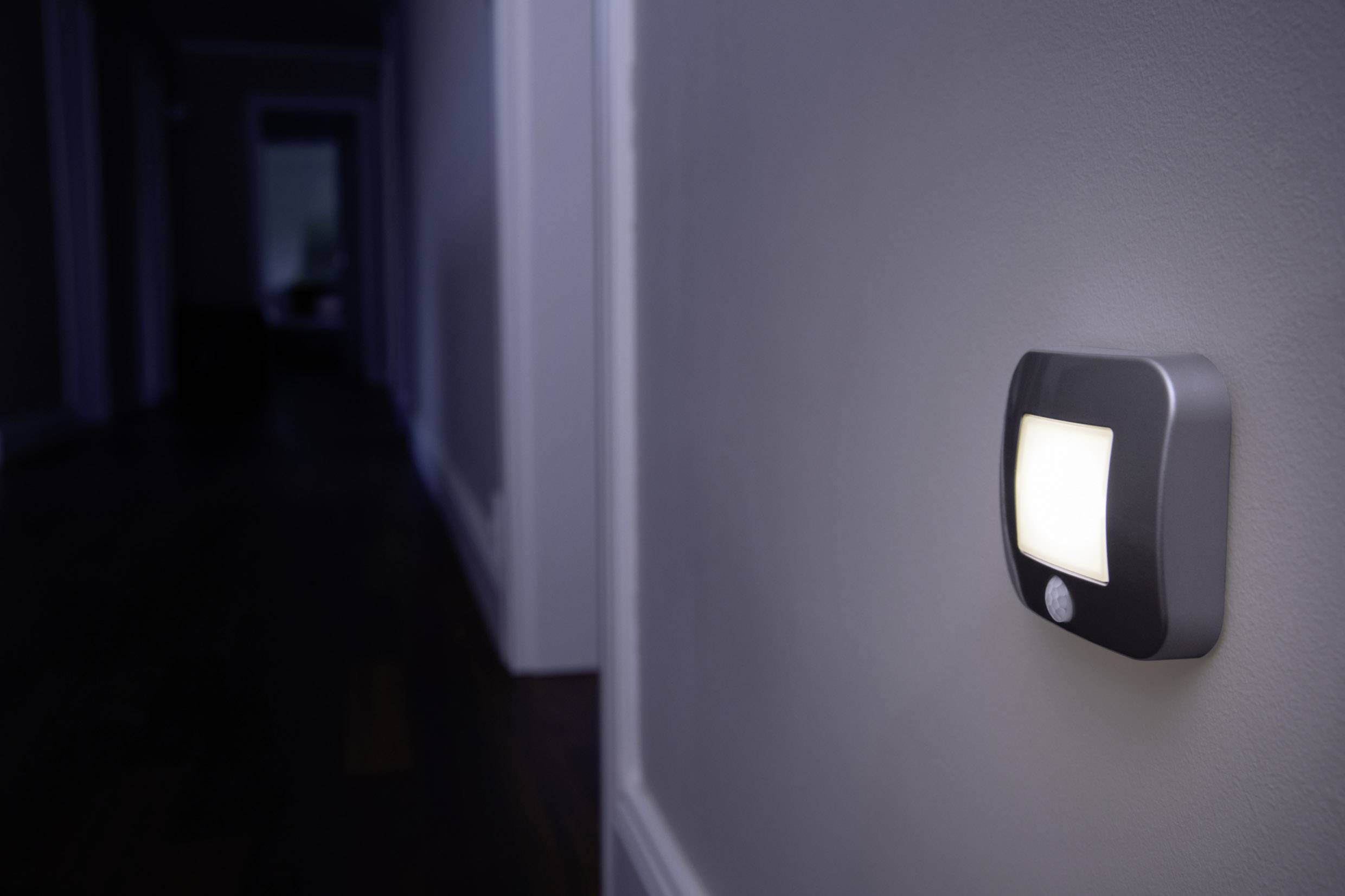 Veilleuse LED avec détecteur de mouvement LEDVANCE NIGHTLUX® Hall L 4058075260658 carré LED blanc neutre blanc