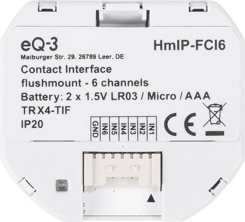 Homematic IP Interface de contact HmIP-FCI6