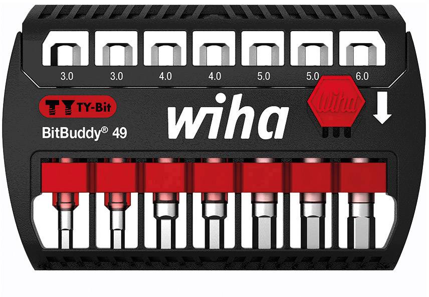 Wiha 42114 Jeu d'embouts 7 pièces 6 pans intérieurs