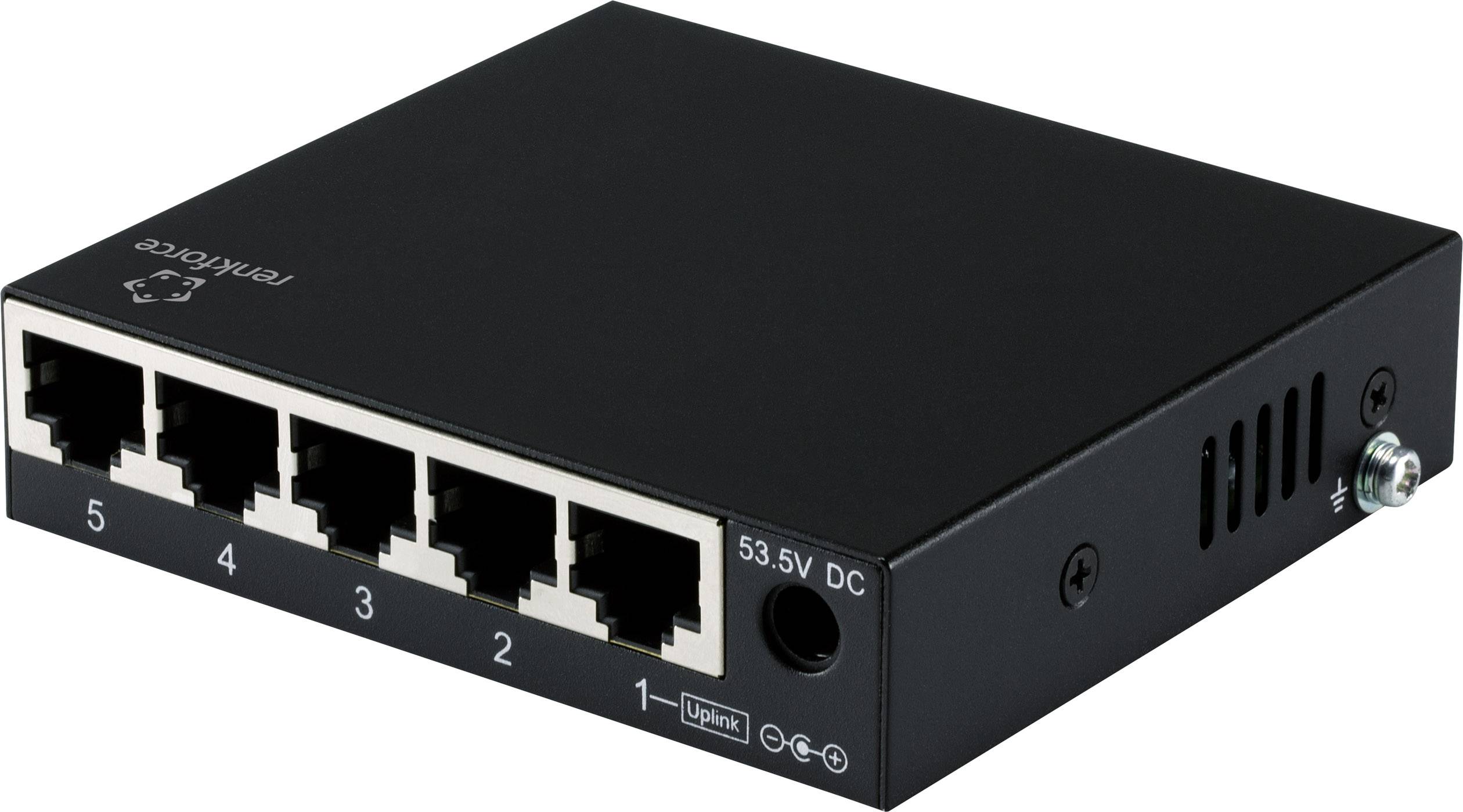 Renkforce RF-4289906 FR-S1005PED-F Switch Ethernet 10 / 100 MBit/s fonction PoE