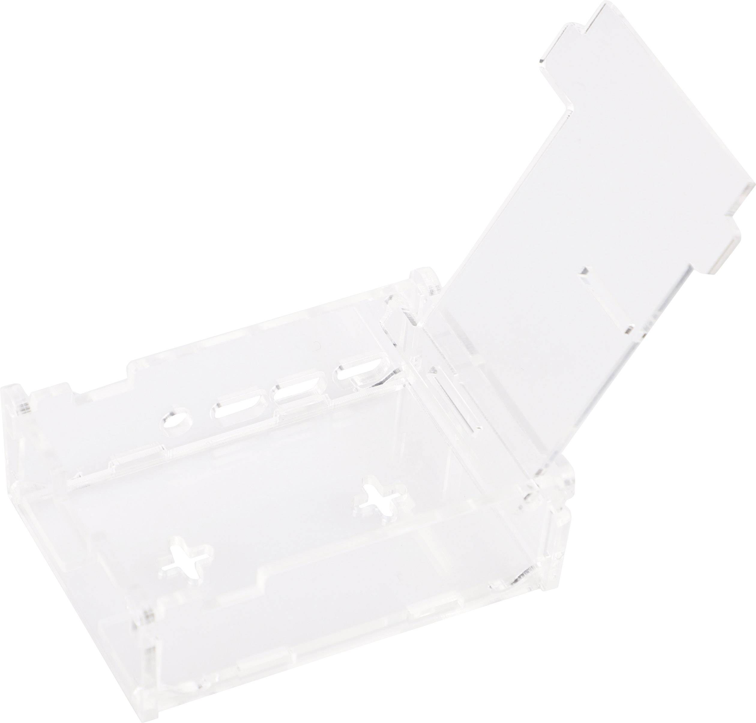 Boîtier pour ordinateur monocarte MAKERFACTORY MF-6435060 Convient pour: Raspberry Pi transparent