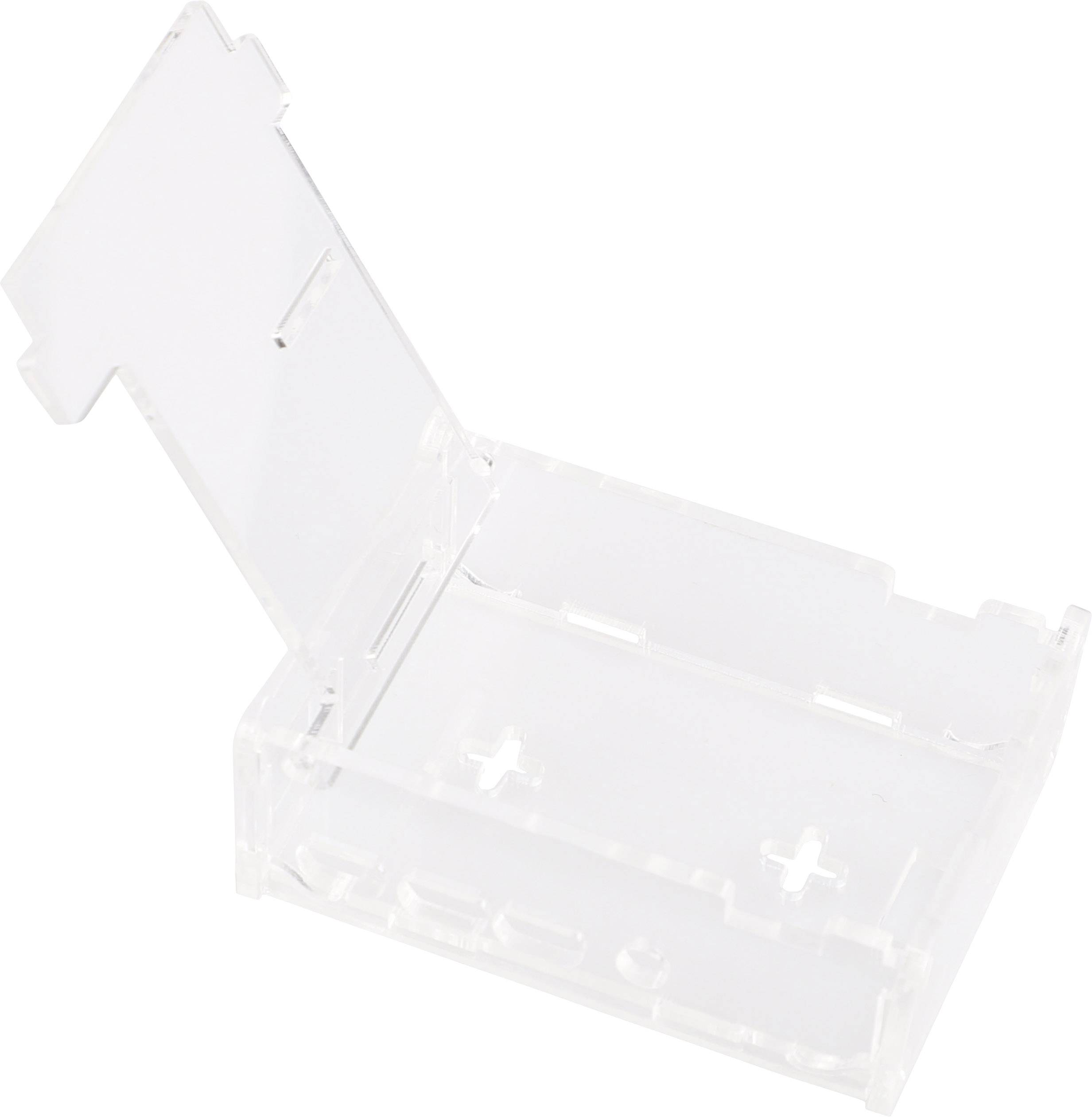 Boîtier pour ordinateur monocarte MAKERFACTORY MF-6435060 Convient pour: Raspberry Pi transparent