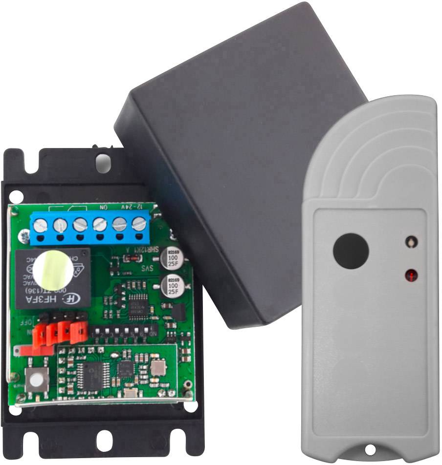 SVS Nachrichtentechnik 1 canal Set radio télécommande incluse Portée max.: 750 m 12 V, 24 V