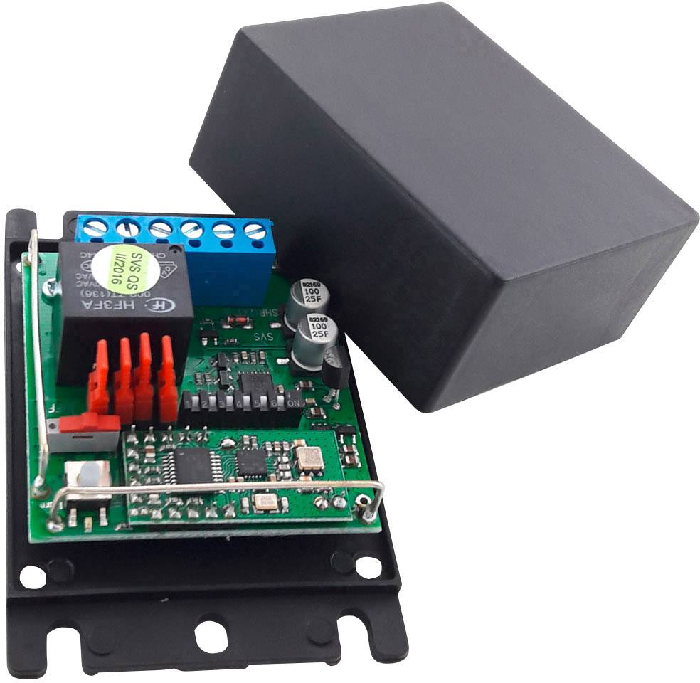 SVS Nachrichtentechnik 1 canal Set radio télécommande incluse Portée max.: 750 m 12 V, 24 V