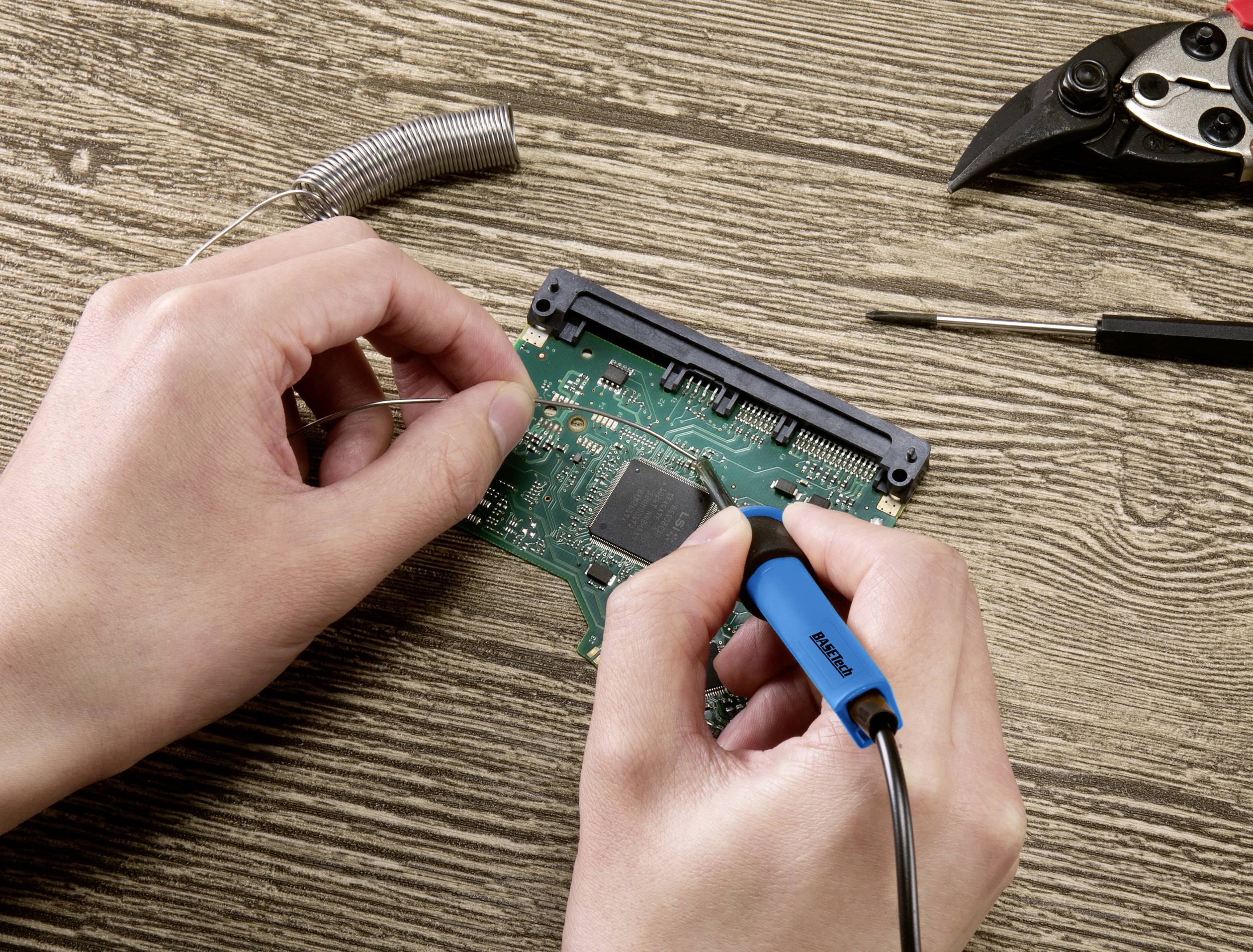 Basetech LWK-171 Set de soudure 5 V/DC 8 W en forme de burin, conique 480 °C (max)