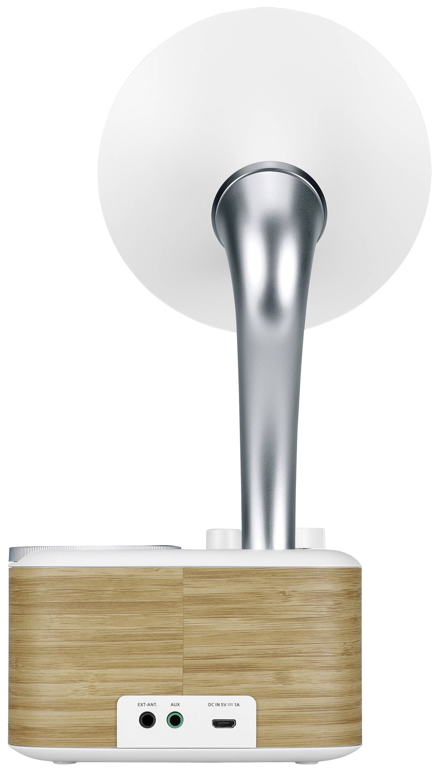 Sangean WR-45 White Radio de table FM AUX, Bluetooth rechargeable blanc