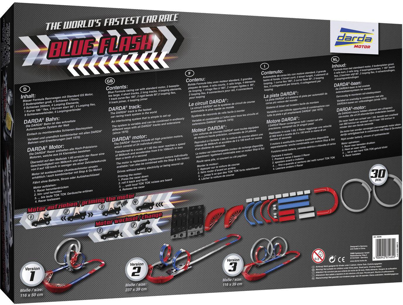 DARDA MOTOR Rennbahn Blue Flash