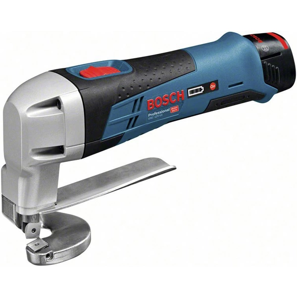 Bosch Professional Cisaille à tôle sans fil 0601926108 GSC 12V-13 + 2 batteries, + chargeur, + mallette Bosch Professional Cisaille à tôle sans fil 0601926108 GSC 12V-13 + 2 batteries, + chargeur, + mallette