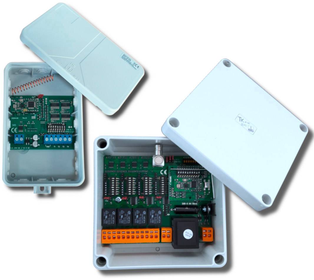 SVS Nachrichtentechnik 4 canaux Set radio émetteur fixe inclus Portée max.: 750 m 12 V, 24 V