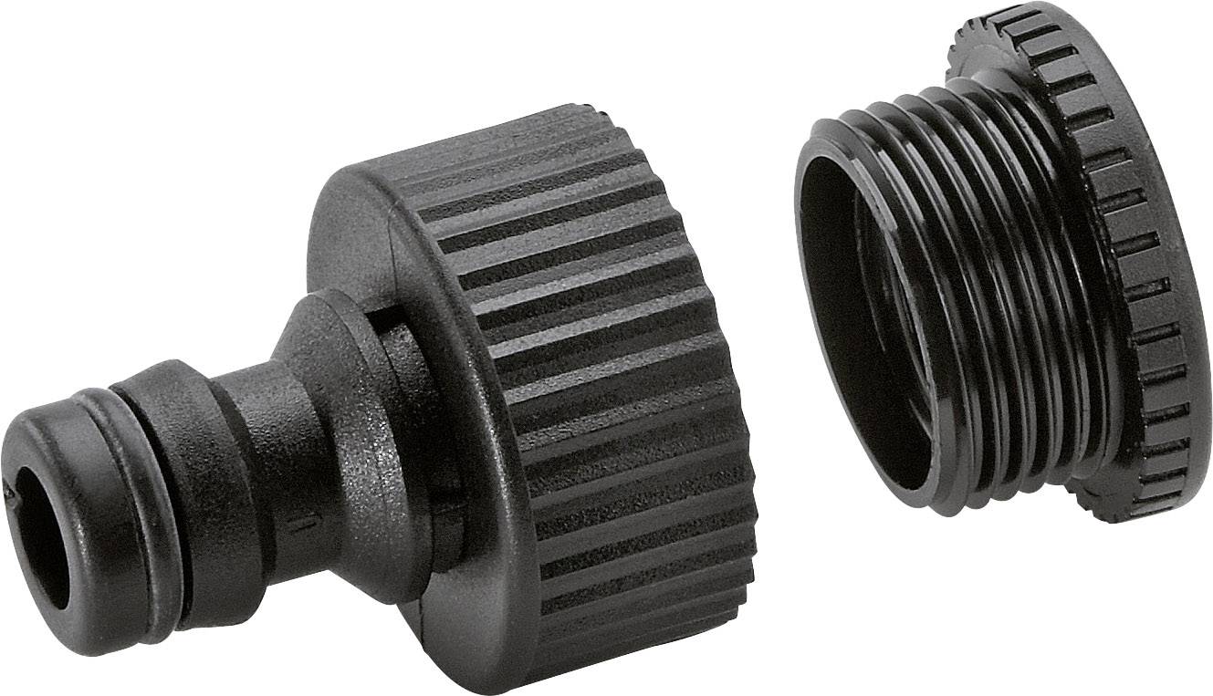 Kärcher Home & Garden 2.645-007.0 plastique Raccord de robinet raccord enfichable, 25 mm (1") (filet. int.), 24,2 mm (3/4")