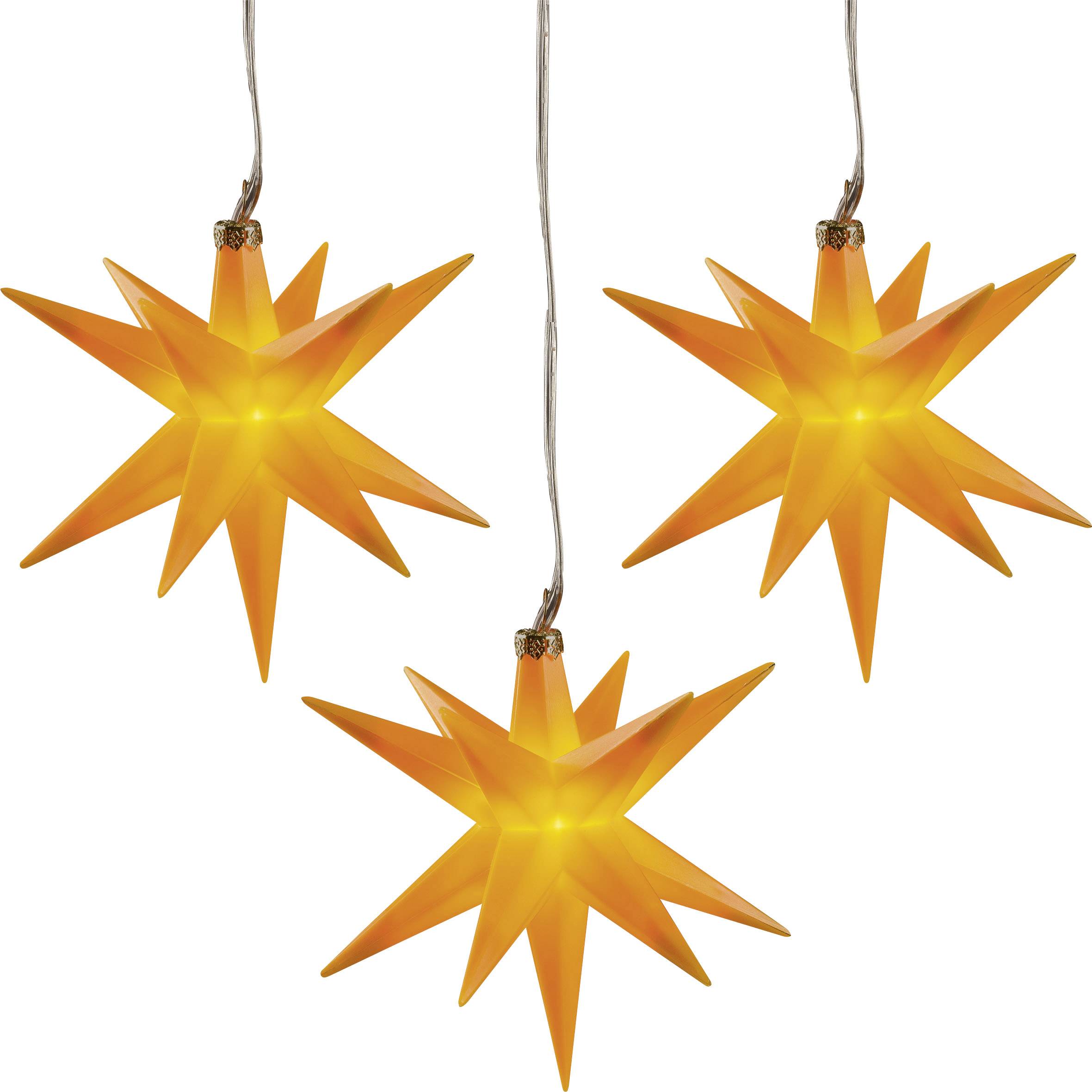 HGD CW62-1005 Étoile de Noël à LED blanc chaud LED jaune