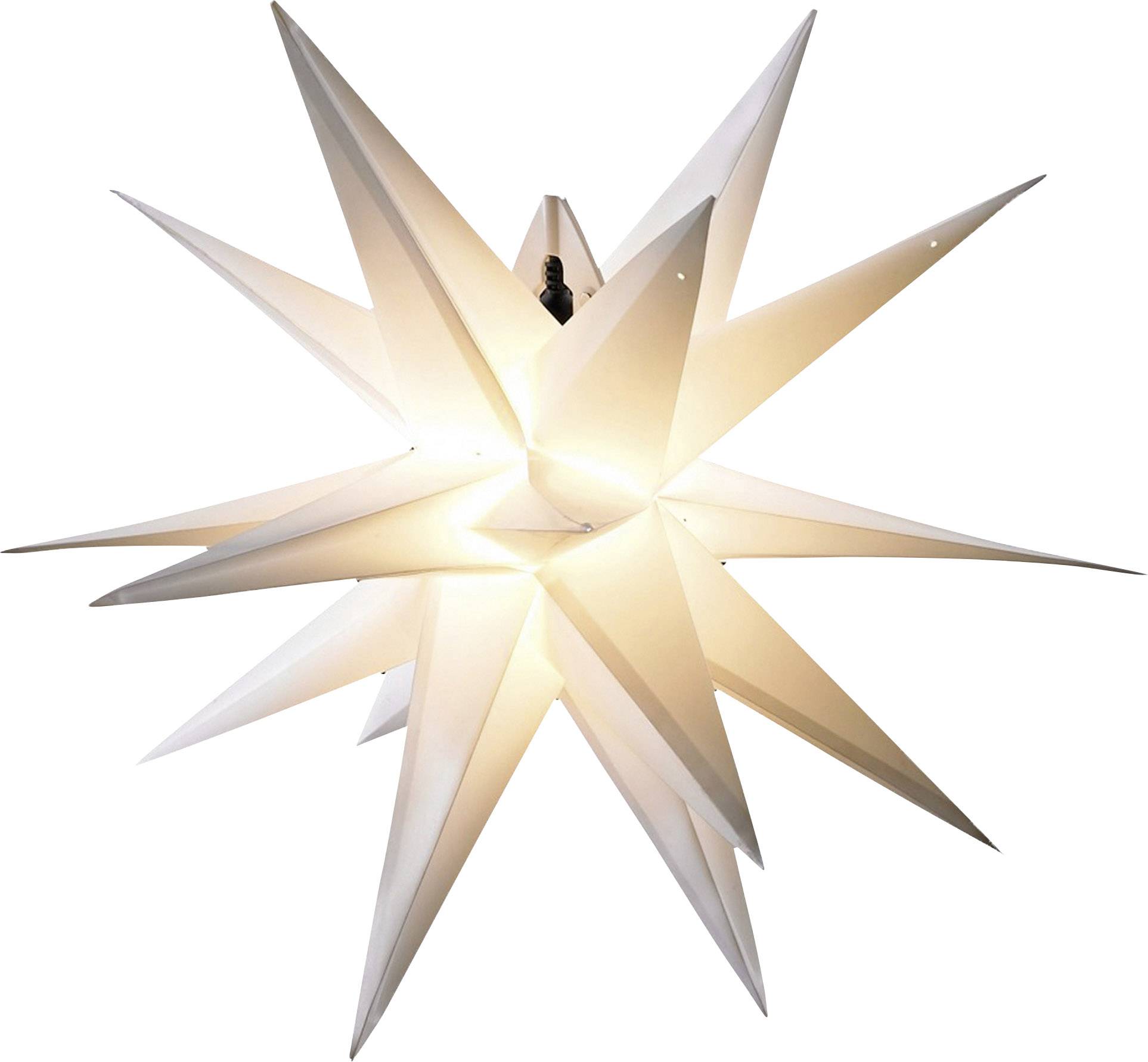 HGD CAS5162 Étoile de Noël à LED blanc chaud LED blanc minuteur