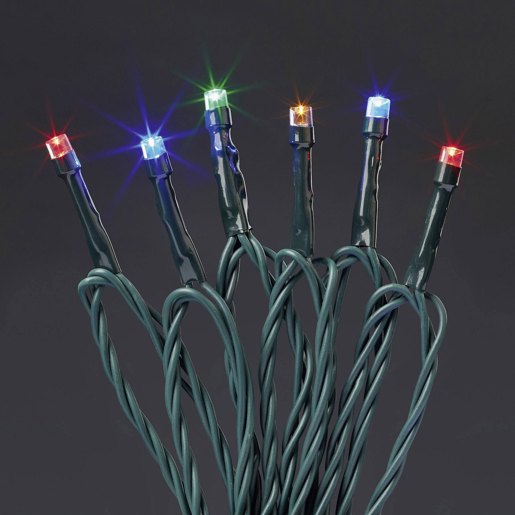 Hellum 577211 Micro guirlande lumineuse pour l'extérieur sur secteur Nombre de lumière 200 LED RVB Longueur éclairée: 19.9