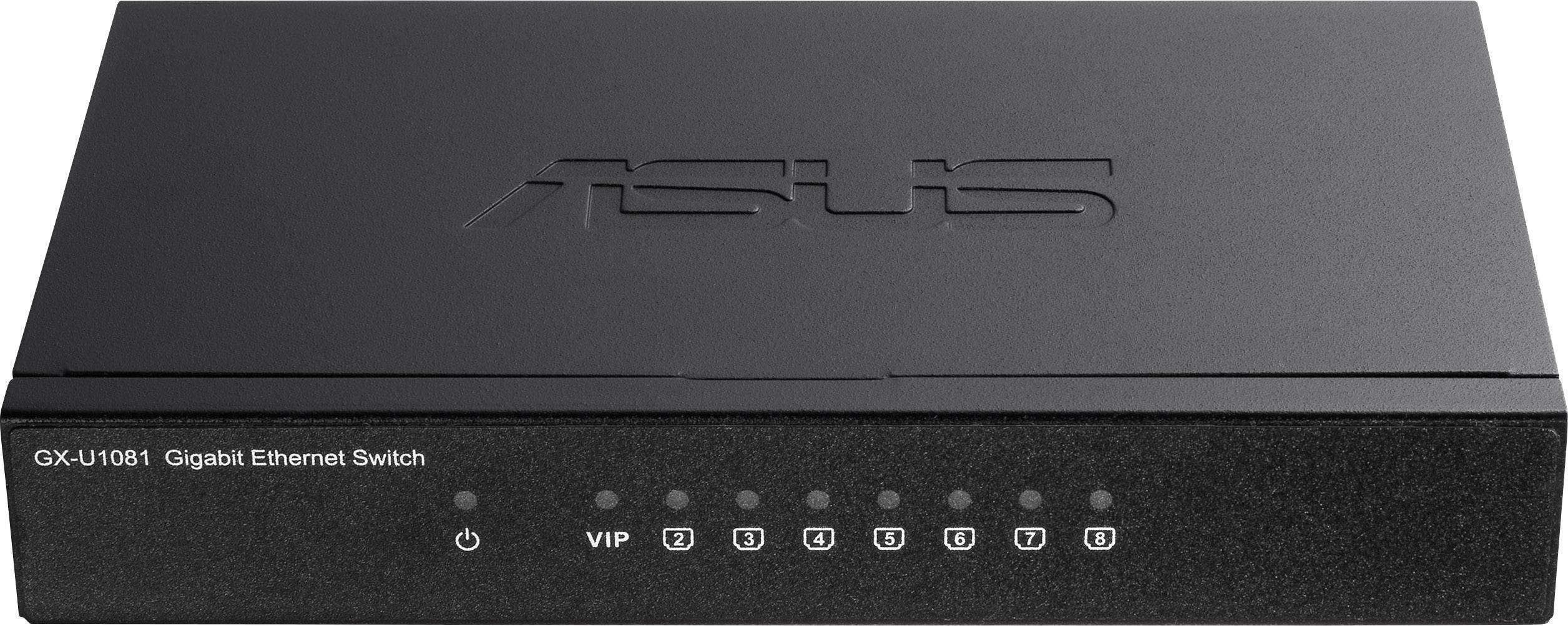 Asus GX-U1081 Switch réseau 8 ports 10 / 100 / 1000 MBit/s