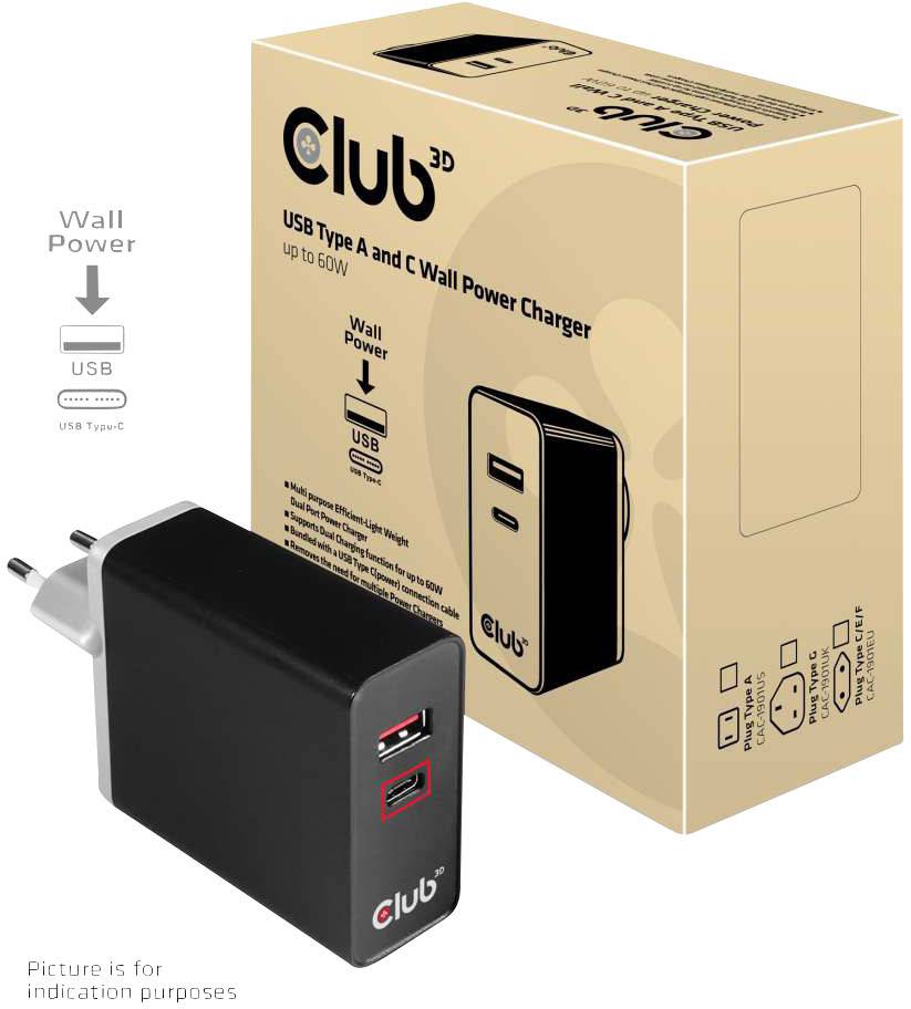 club3D CAC-1902EU Chargeur USB