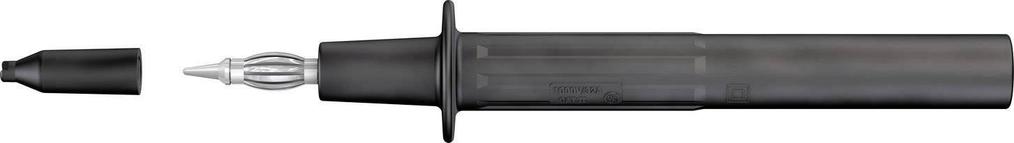 Pointe de touche de sécurité Stäubli PP-115/4 CAT II noir 1 pc(s)