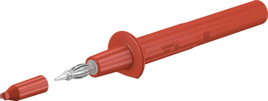 Pointe de touche de sécurité Stäubli PP-115/4 CAT II rouge 1 pc(s)
