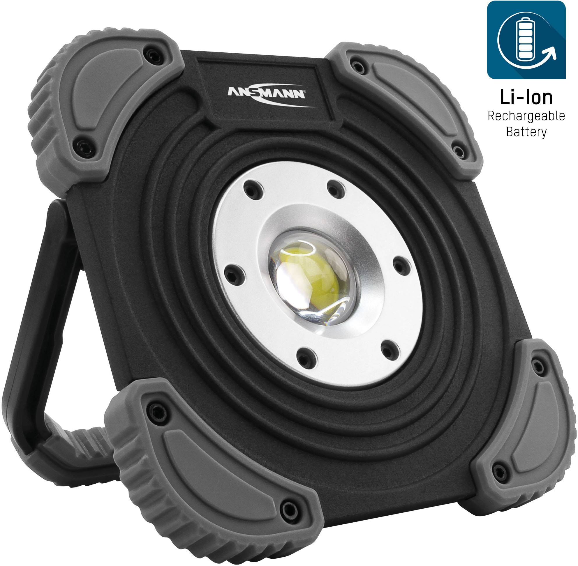 Ansmann 1600-0235 FL1400R LED Lampe de travail à batterie 10 W 1400 lm
