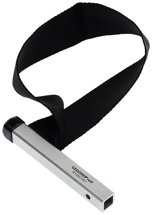 Butoir de porte en argent avec une bande noire servant à la fixation.