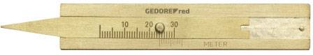 Gedore RED 3301552 Jauge de profondeur pour pneu Plage de mesure de profondeur 0 - 30 mm