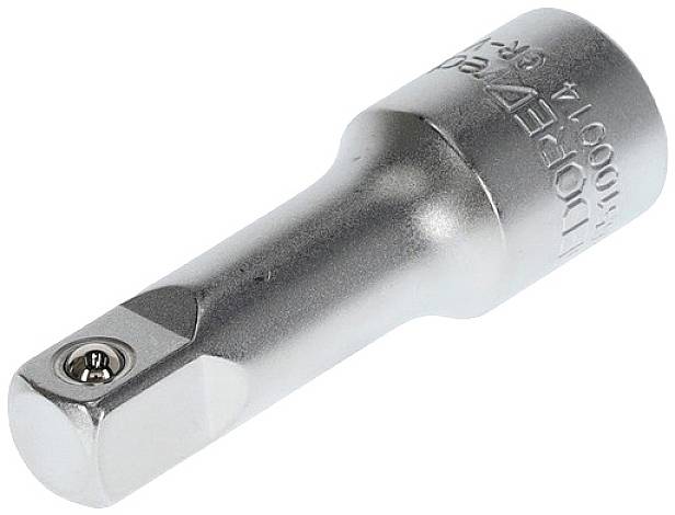 Adaptateur métallique pour douille à carré de transmission et raccord hexagonal, utilisé pour les rallonges d'outils.