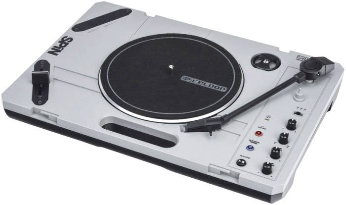 Reloop Spin USB-Plattenspieler Riemenantrieb Grau, Schwarz