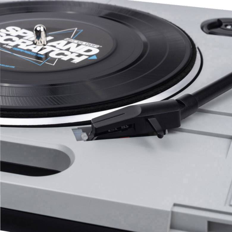 Reloop Spin USB-Plattenspieler Riemenantrieb Grau, Schwarz