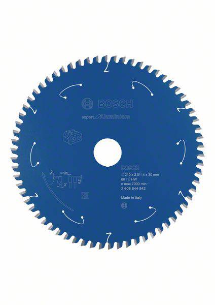 Bosch Accessories 2608644542 Lame de scie circulaire 210 x 30 mm Nombre de dents: 66 1 pc(s)