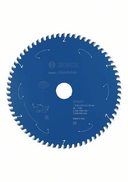 Bosch Accessories 2608644544 Lame de scie circulaire 216 x 30 mm Nombre de dents: 66 1 pc(s)