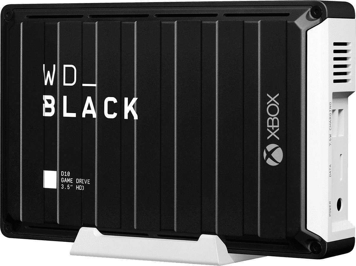 12 TB WD Black D10 Game Drive for Xbox One Disque dur externe 3,5" USB 3.1 (Gen 1) noir WDBA5E0120HBK-EESN