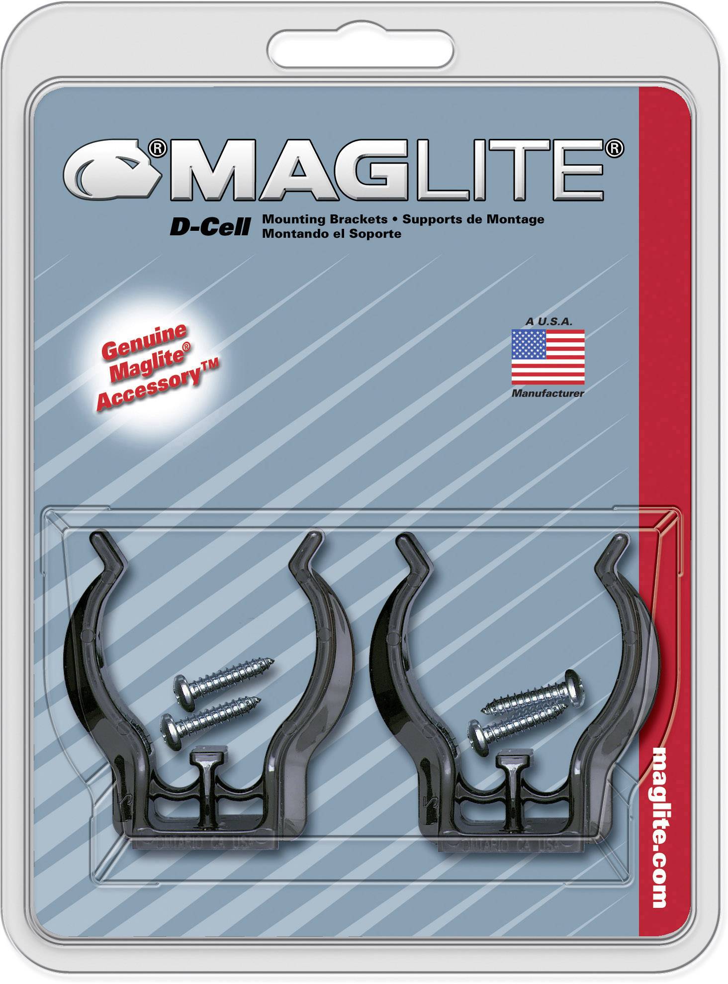 Support Mag-Lite 118-000-050 noir Convient pour (détails): Pile D MAG-Lite