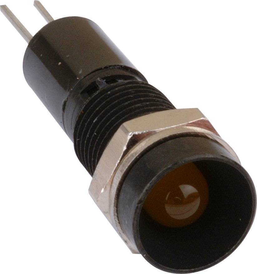 Un semi-conducteur noir avec deux broches métalliques. Un boîtier métallique est visible en haut. Probablement un composant électronique.