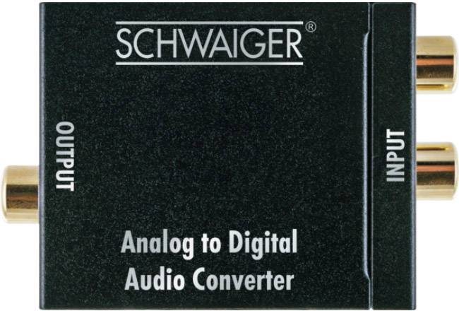 Convertisseur AV Schwaiger ADW100513 [Cinch-RCA - Toslink, coaxial] 1 pc(s)