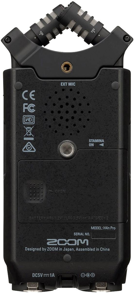 Zoom H4nPro Enregistreur audio mobile noir