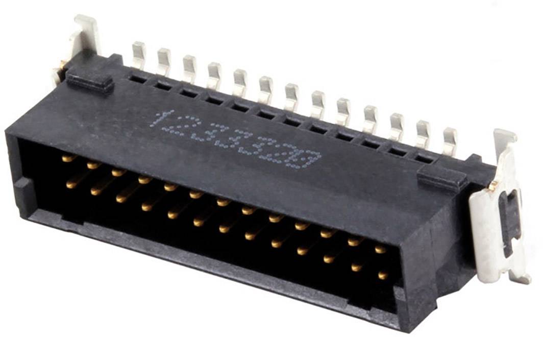 ERNI 244837 Connecteur mâle Nombre total de pôles 12 Nbr de rangées 2 1 pc(s) Tape on Full reel