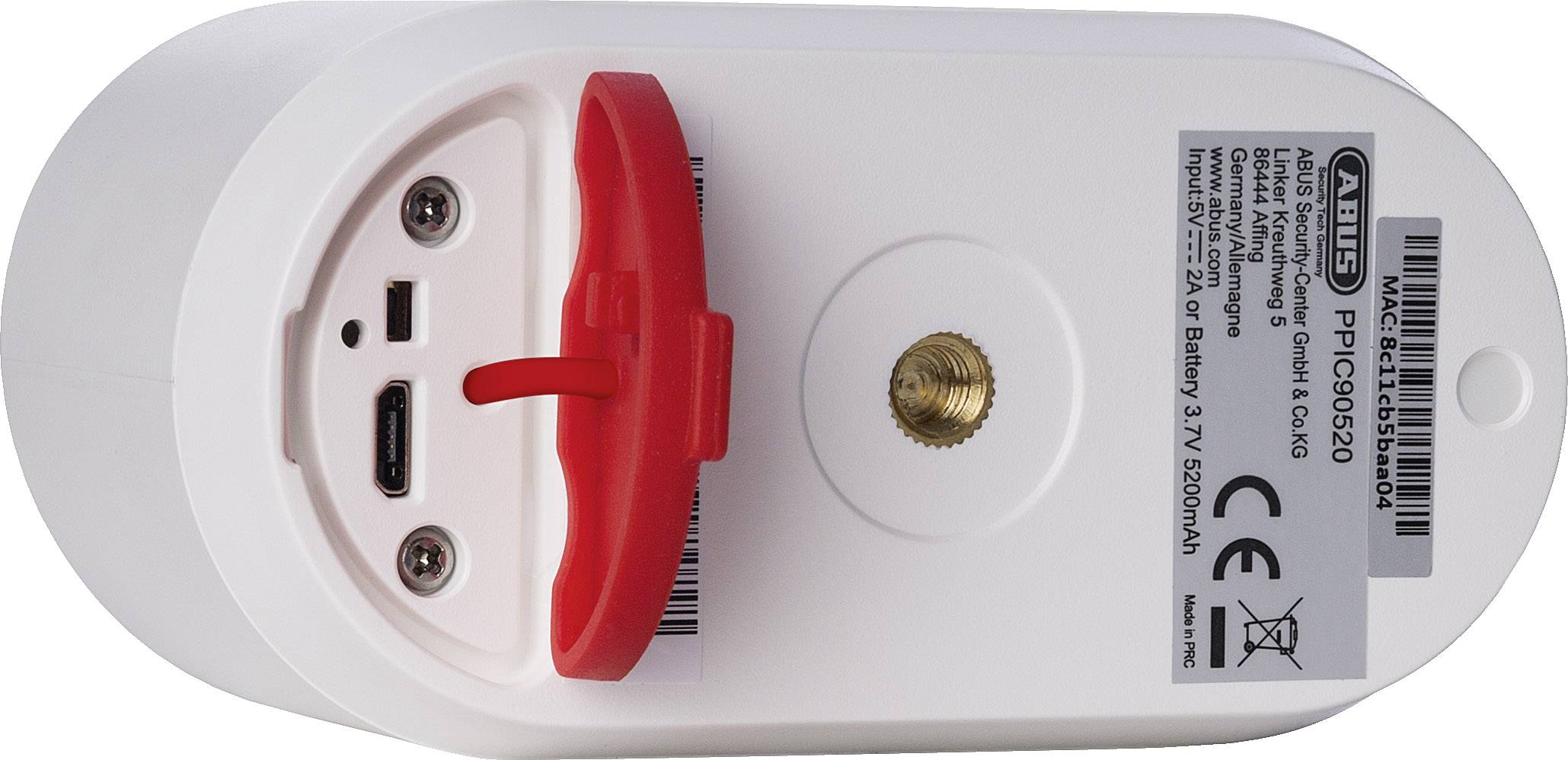 ABUS WLAN Akku Cam mit Basisstation 2er-Set PPIC90200 Wi-Fi IP-Set pour caméra de surveillanceavec 2 caméras1920 x 1080 pixels